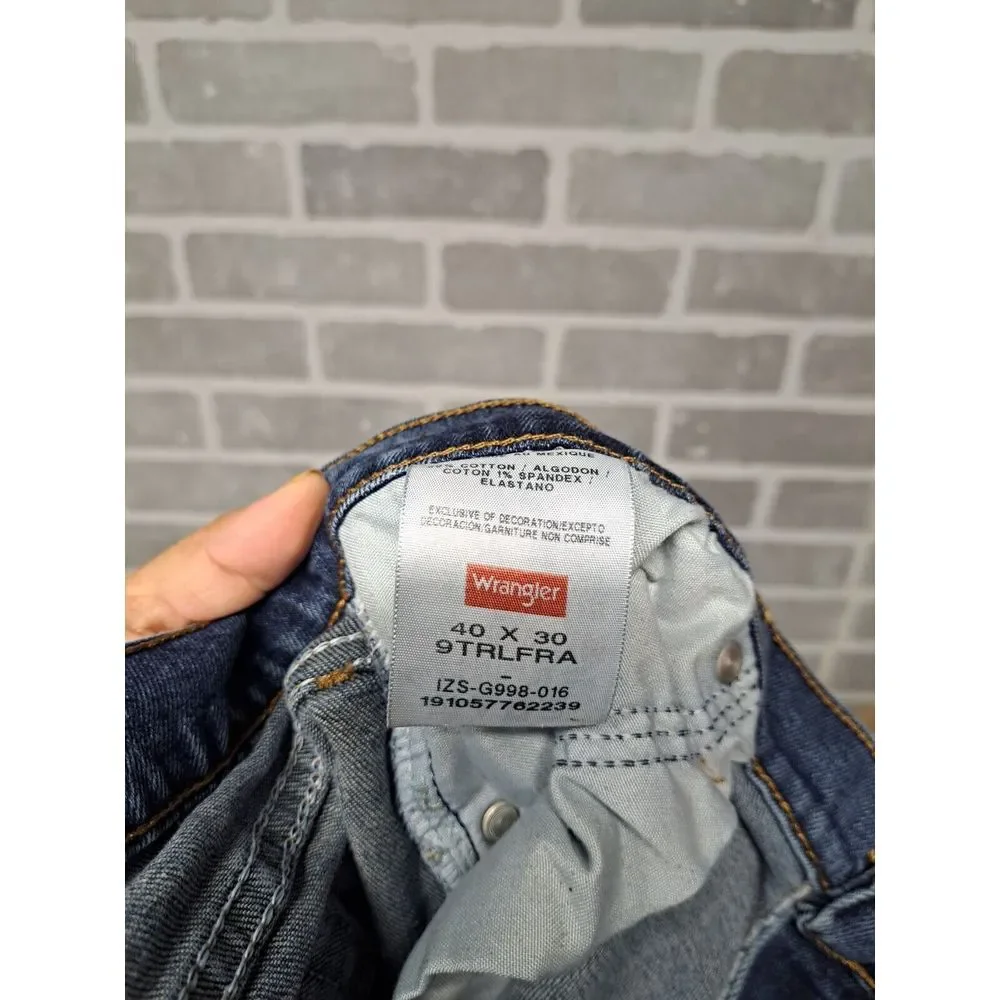 Wangler Premium Quality Mens Jeans Pants‎ Relaxed Fit 5 Pockets Size 40 X 30